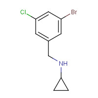1229245-70-8 N-[(3-bromo-5-chlorophenyl)methyl]cyclopropanamine chemical structure