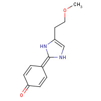 102151-62-2 4-[4-(2-methoxyethyl)-1,3-dihydroimidazol-2-ylidene]cyclohexa-2,5-dien-1-one chemical structure