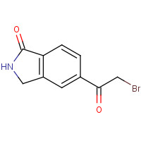 1421922-96-4 5-(2-bromoacetyl)-2,3-dihydroisoindol-1-one chemical structure
