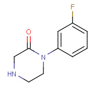 907972-57-0 1-(3-fluorophenyl)piperazin-2-one chemical structure