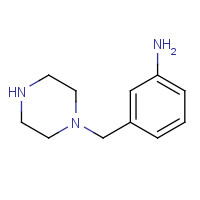 212392-51-3 3-(piperazin-1-ylmethyl)aniline chemical structure