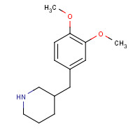420137-11-7 3-[(3,4-dimethoxyphenyl)methyl]piperidine chemical structure