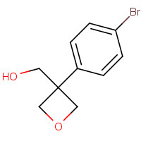 1188264-15-4 [3-(4-bromophenyl)oxetan-3-yl]methanol chemical structure