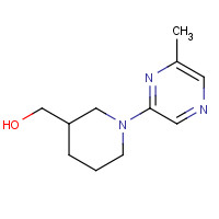 937795-91-0 [1-(6-methylpyrazin-2-yl)piperidin-3-yl]methanol chemical structure