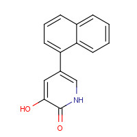 1333146-08-9 3-hydroxy-5-naphthalen-1-yl-1H-pyridin-2-one chemical structure