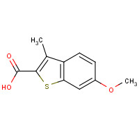 23045-75-2 6-methoxy-3-methyl-1-benzothiophene-2-carboxylic acid chemical structure