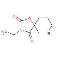 118937-18-1 3-ethyl-1-oxa-3,9-diazaspiro[4.5]decane-2,4-dione chemical structure