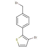 941716-98-9 3-bromo-2-[4-(bromomethyl)phenyl]thiophene chemical structure