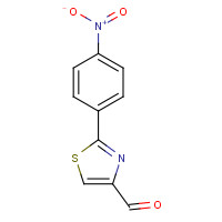 3474-89-3 2-(4-nitrophenyl)-1,3-thiazole-4-carbaldehyde chemical structure