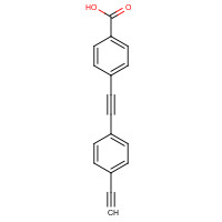 866825-55-0 4-[2-(4-ethynylphenyl)ethynyl]benzoic acid chemical structure