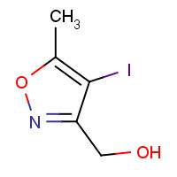 854015-61-5 (4-iodo-5-methyl-1,2-oxazol-3-yl)methanol chemical structure