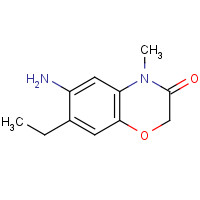 1232685-19-6 6-amino-7-ethyl-4-methyl-1,4-benzoxazin-3-one chemical structure