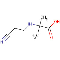 106556-63-2 2-(2-cyanoethylamino)-2-methylpropanoic acid chemical structure