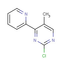 1375457-33-2 2-chloro-5-methyl-4-pyridin-2-ylpyrimidine chemical structure