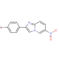 118000-56-9 2-(4-bromophenyl)-6-nitroimidazo[1,2-a]pyridine chemical structure
