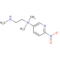 1346675-79-3 dimethyl-[2-(methylamino)ethyl]-(6-nitropyridin-3-yl)azanium chemical structure