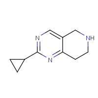 880361-75-1 2-cyclopropyl-5,6,7,8-tetrahydropyrido[4,3-d]pyrimidine chemical structure
