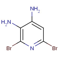 1121583-59-2 2,6-dibromopyridine-3,4-diamine chemical structure