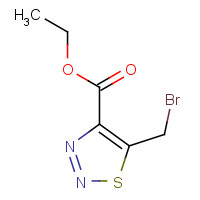 80022-72-6 ethyl 5-(bromomethyl)thiadiazole-4-carboxylate chemical structure