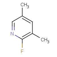 111887-71-9 2-fluoro-3,5-dimethylpyridine chemical structure