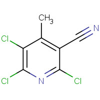 63195-39-1 2,5,6-trichloro-4-methylpyridine-3-carbonitrile chemical structure