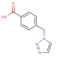 118618-53-4 4-(triazol-1-ylmethyl)benzoic acid chemical structure