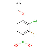 909122-50-5 (3-chloro-4-ethoxy-2-fluorophenyl)boronic acid chemical structure
