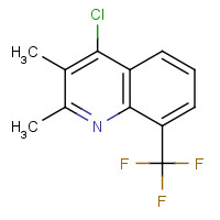 1259513-51-3 4-chloro-2,3-dimethyl-8-(trifluoromethyl)quinoline chemical structure