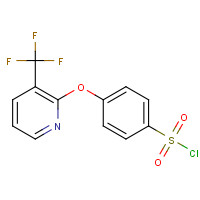 874839-13-1 4-[3-(trifluoromethyl)pyridin-2-yl]oxybenzenesulfonyl chloride chemical structure