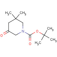 1000894-83-6 tert-butyl 3,3-dimethyl-5-oxopiperidine-1-carboxylate chemical structure