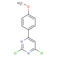 163263-91-0 2,4-dichloro-6-(4-methoxyphenyl)pyrimidine chemical structure