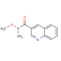 215189-85-8 N-methoxy-N-methylquinoline-3-carboxamide chemical structure