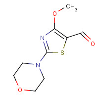 919016-53-8 4-methoxy-2-morpholin-4-yl-1,3-thiazole-5-carbaldehyde chemical structure