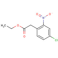 108274-38-0 ethyl 2-(4-chloro-2-nitrophenyl)acetate chemical structure
