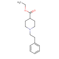 24228-41-9 ethyl 1-(2-phenylethyl)piperidine-4-carboxylate chemical structure