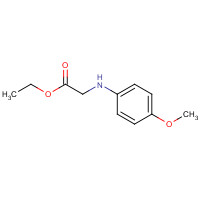 50845-77-7 ethyl 2-(4-methoxyanilino)acetate chemical structure