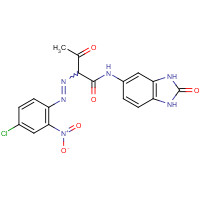 12236-62-3 2-[(4-chloro-2-nitrophenyl)diazenyl]-3-oxo-N-(2-oxo-1,3-dihydrobenzimidazol-5-yl)butanamide chemical structure