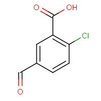 1206625-81-1 2-chloro-5-formylbenzoic acid chemical structure