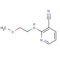 945347-61-5 2-(2-methoxyethylamino)pyridine-3-carbonitrile chemical structure