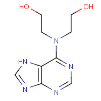6312-66-9 2-[2-hydroxyethyl(7H-purin-6-yl)amino]ethanol chemical structure