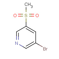 445491-71-4 3-bromo-5-methylsulfonylpyridine chemical structure