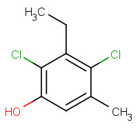 1127-60-2 2,4-dichloro-3-ethyl-5-methylphenol chemical structure