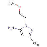 1325164-68-8 2-(2-methoxyethyl)-5-methylpyrazol-3-amine chemical structure