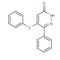 499783-15-2 3-phenyl-4-phenylsulfanyl-1H-pyridazin-6-one chemical structure