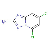 1124383-04-5 5,7-dichloro-[1,2,4]triazolo[1,5-a]pyridin-2-amine chemical structure