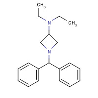 55438-74-9 1-benzhydryl-N,N-diethylazetidin-3-amine chemical structure