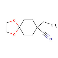 1298022-85-1 8-ethyl-1,4-dioxaspiro[4.5]decane-8-carbonitrile chemical structure