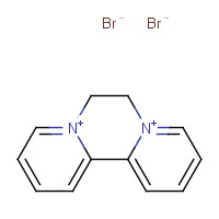 85-00-7 6,7-dihydrodipyrido[1,2-b:1',2'-e]pyrazine-5,8-diium;dibromide chemical structure