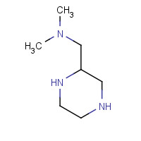 111781-39-6 N,N-dimethyl-1-piperazin-2-ylmethanamine chemical structure