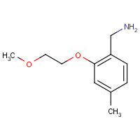 1249721-27-4 [2-(2-methoxyethoxy)-4-methylphenyl]methanamine chemical structure